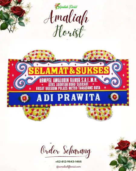 Papan Bunga Ucapan Selamat gondanglegi malang